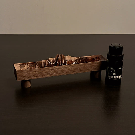 WOODEN DIFFUSER - "MOUNTAIN" + ESSENTIAL OIL BLEND SET